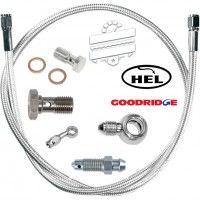 Stainless Steel Front Brake Hose (Line Kit) :: Hyosung  GT125R (GTR Only) 