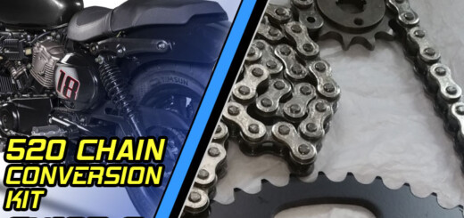 520 Upgrade Chain & Sprocket Kit Conversion Hyosung GV125-S EFi Bobber