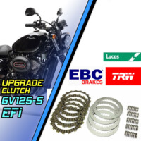 Upgrade Clutch Springs & Plates Friction Drive Overhaul Kit - Hyosung GV125-S EFi (Injected)