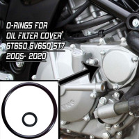 Oil Filter Cover O-Rings (Cap Rubber Seals) - Hyosung GV650 GT650 GT650R